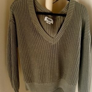 PINK OVER SIZE ARMY SWEATER